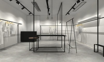 现代服装鞋店3D模型下载